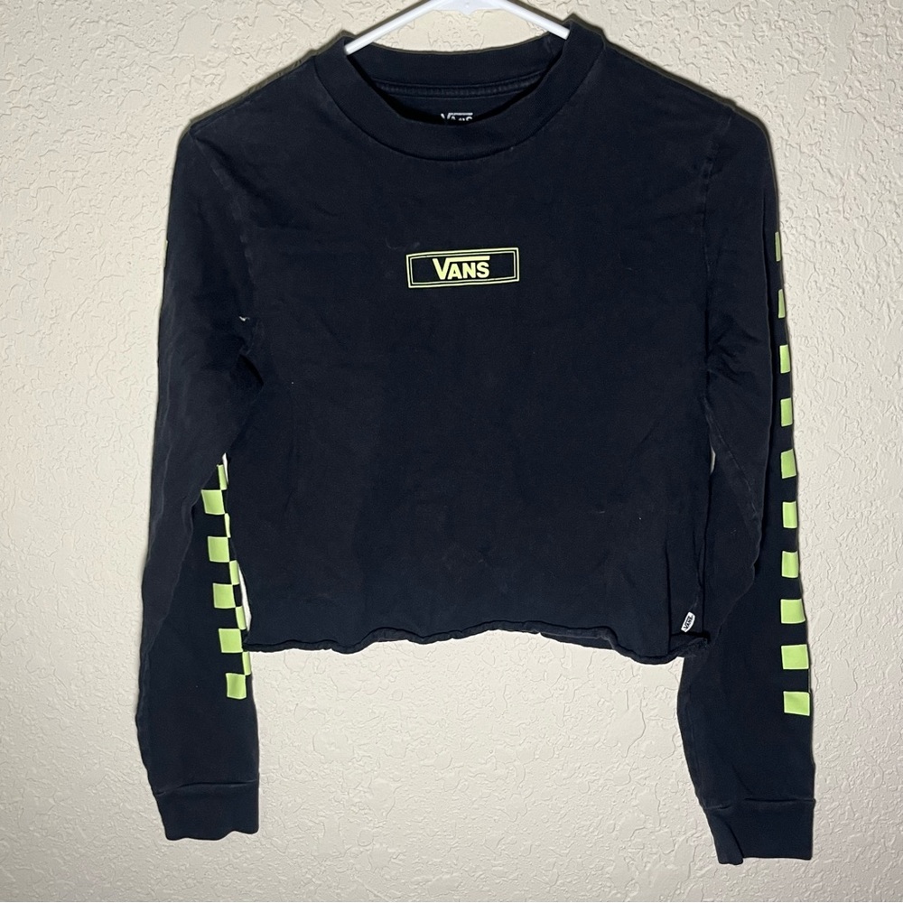 Vans Neon Long Sleeve Crop Top